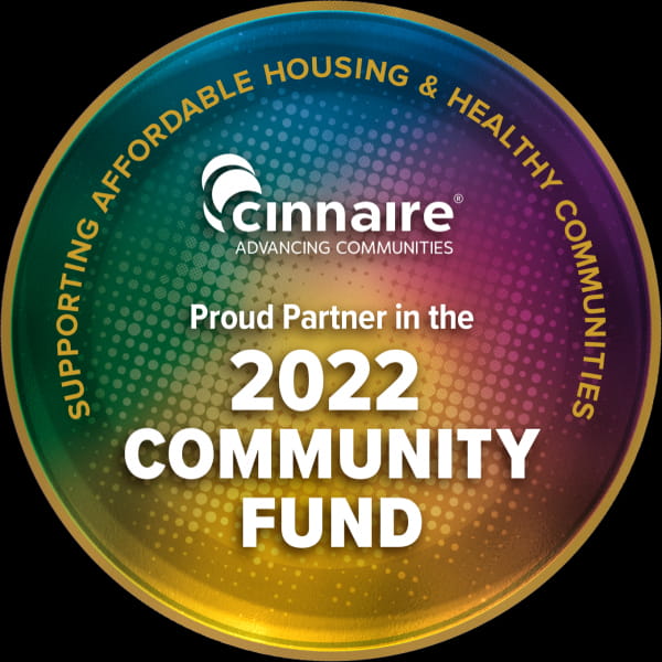 Cinnaire partnership logo for 2022 Community Fund