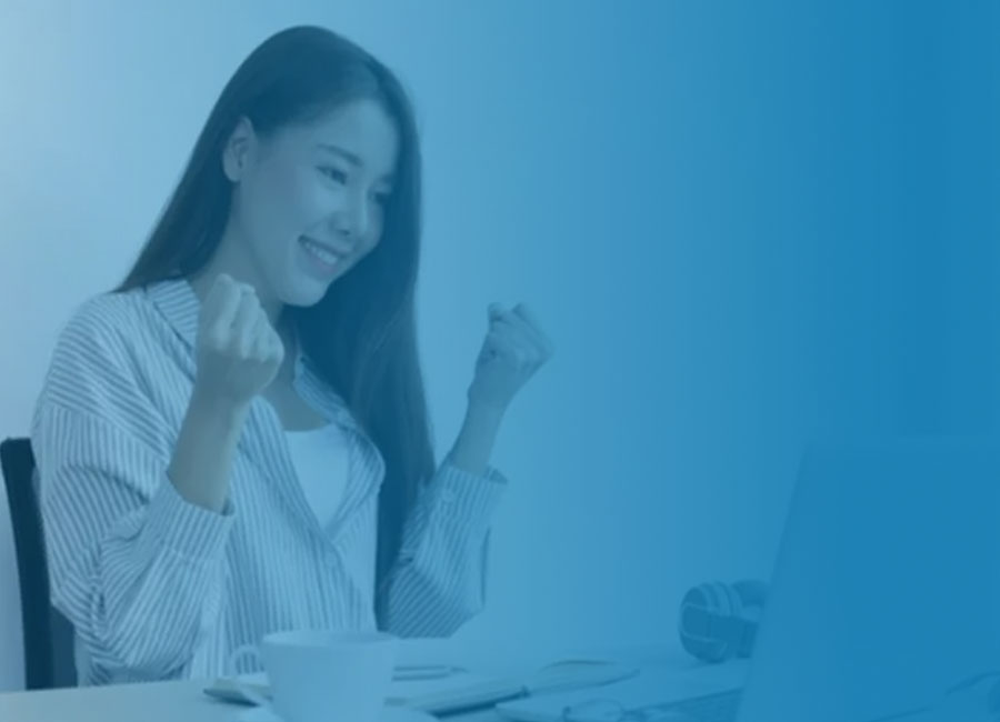 Man works on code that provides fraud protection for customers.