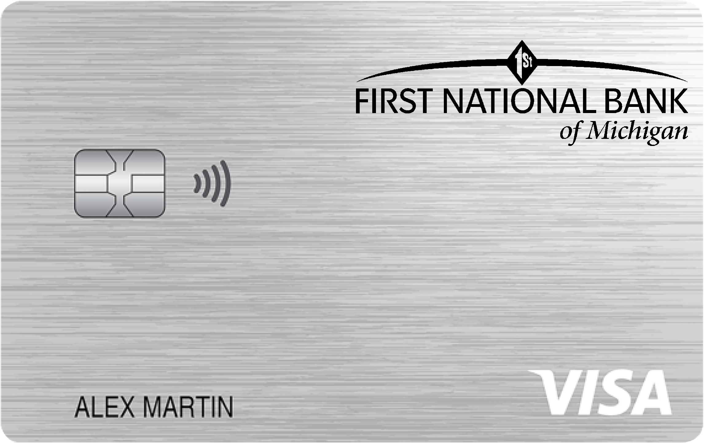 First National Bank of Michigan's consumer credit card.